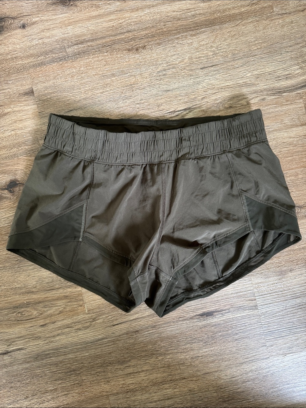 Lululemon Women’s Olive Active Shorts - Lightweight Running Shorts